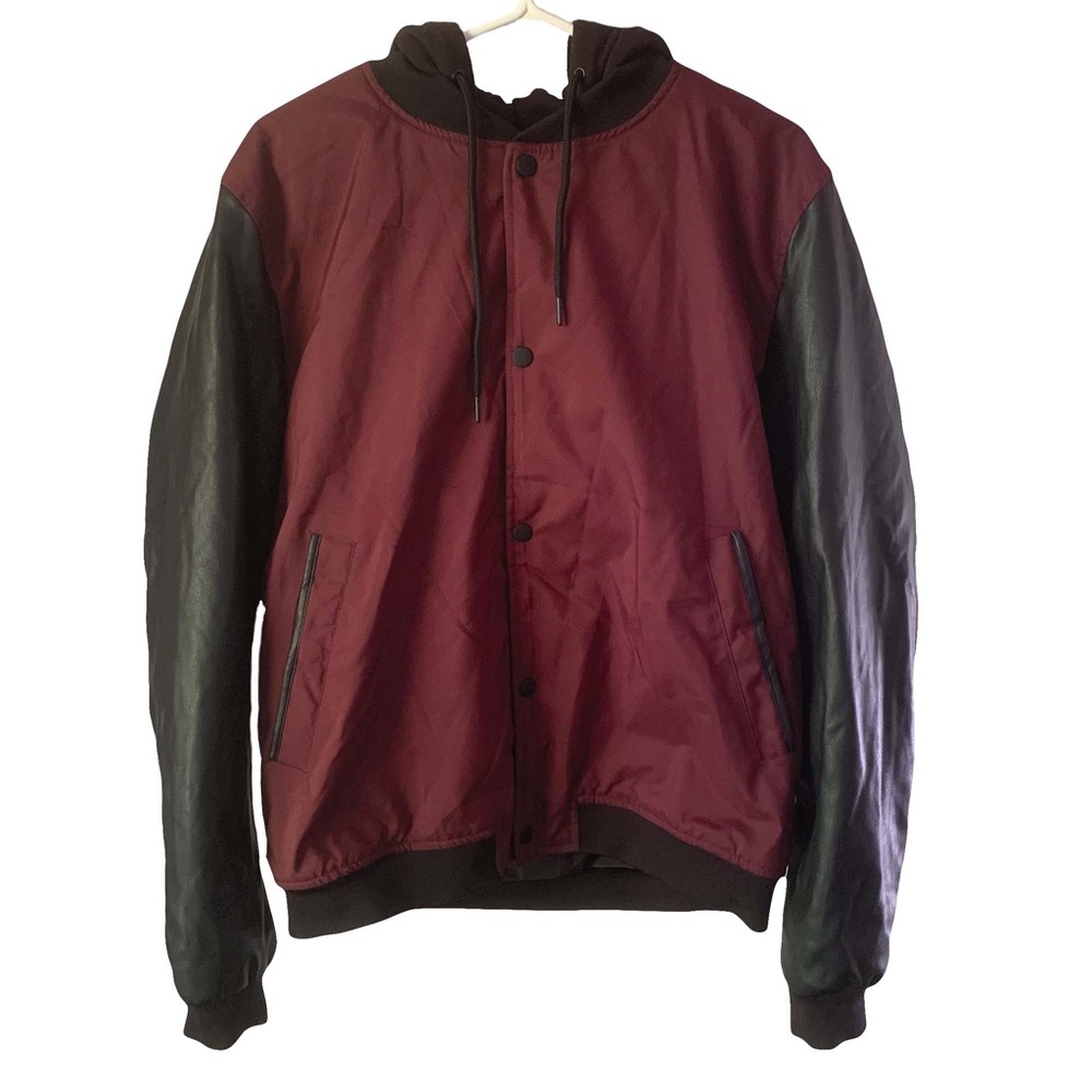 Urban Planet faux leather bomber jacket